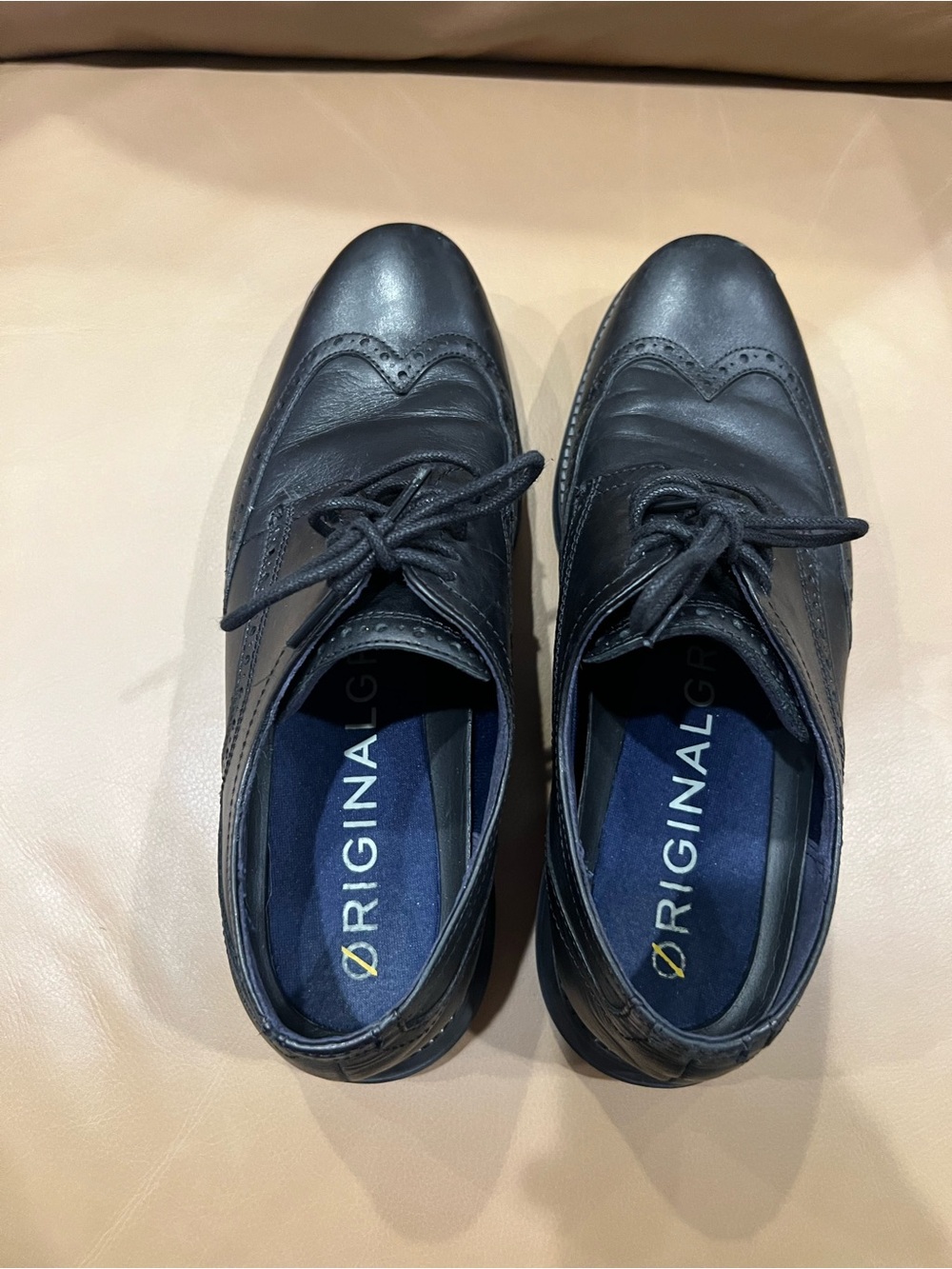 COLE HAAN MEN'S ORIGINAL GRAND WINGTIP OXFORD 9 1/2 - Picture 6 of 7